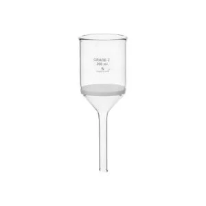 Buchner Funnel With Sintered Disc of Porosity Grade 1 or 2 or 3